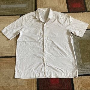 COS White Casual Button Down Shirt
